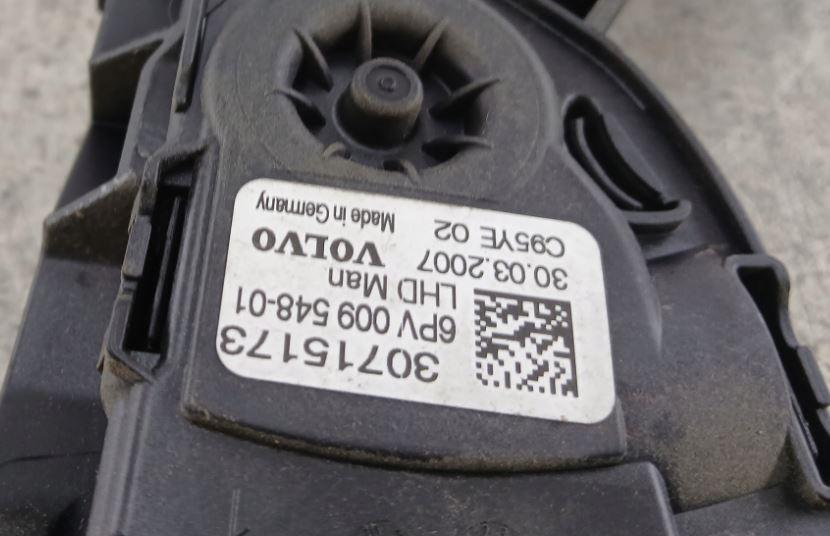 Volvo S60 I 2000-2010 sedan 2.4 D5 diesel MT 136 kW 2007 Potenciometer plynového pedálu 30715173
