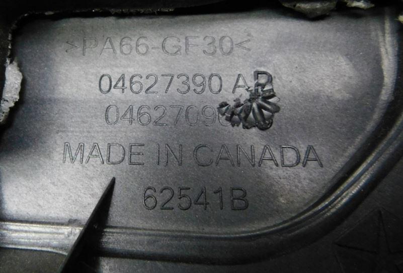 Fiat Freemont hatchback 2.0 JTD diesel AT 125 kW 2014  Kryt motora horný 04627390A