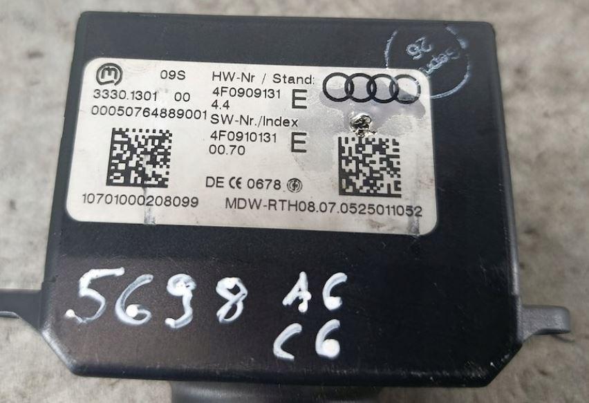 Audi A6 C6 2004-2011 sedan 3.0 TDI diesel MT 165 kW 2005  Spínacia skrinka 4F0909131E
