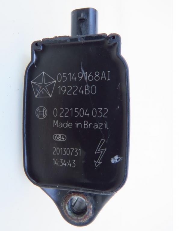 Jeep Cherokee KJ 2001-2008 hatchback 3.7 V6 petrol AT 150 kW 2005  Zapaľovacia cievka 05149168AI 0221504032