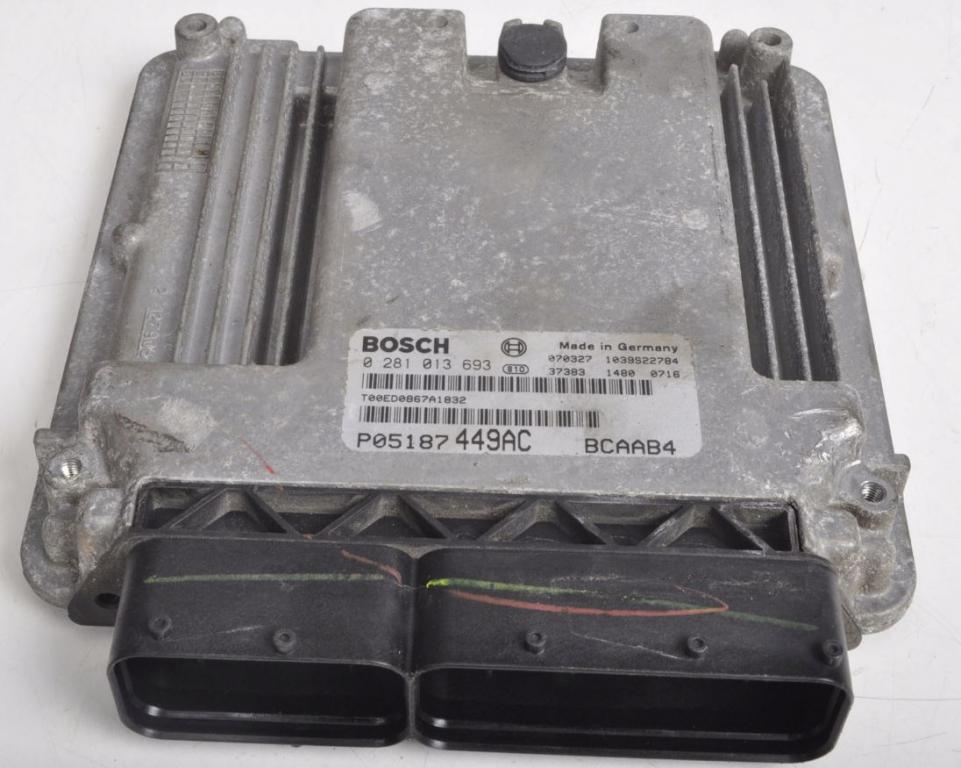 Dodge Caliber hatchback 3.6 VVT V6 petrol AT 218 kW 2014  Riadiaca jednotka motora P05187449AC  0281013693