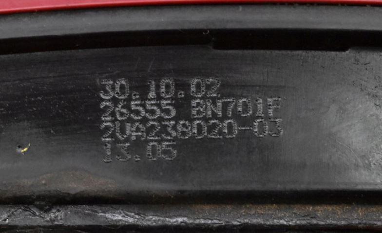 Nissan Almera N16 2000-2006 hatchback 1.5 DCI diesel MT 60 kW 2003  Svetlo zadné ľavé 26555BN701F