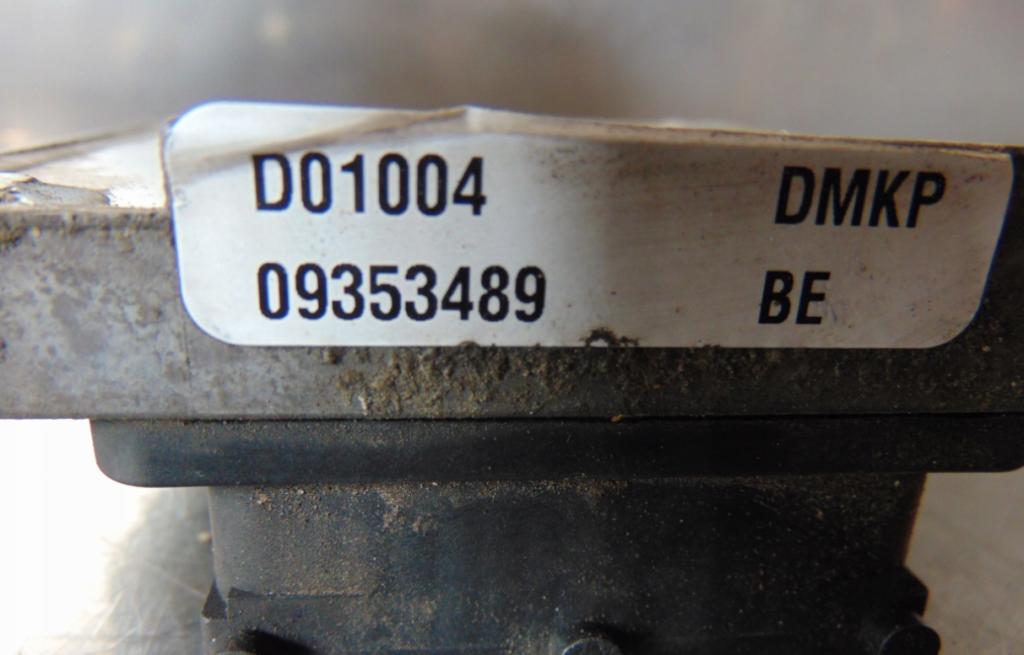 Opel Astra II 1998-2009 hatchback 1.6 petrol Riadiaca jednotka motora (štartovací komplet) 09353489