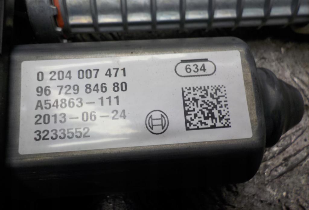 Citroen DS4 11-15 hatchback Ručná brzda elektrická A2C53348380 9672984680