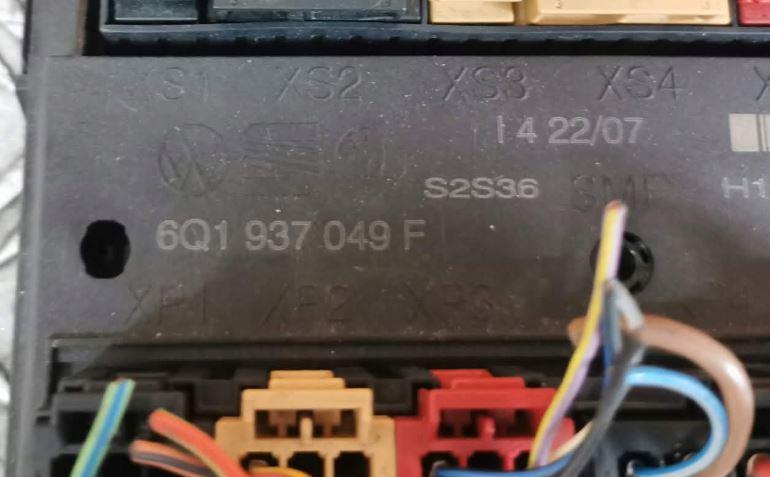 Skoda Fabia II 2007-2014 hatchback 1.4 TDI diesel MT 51 kW 2009  Modul komfortu 6Q1937049F
