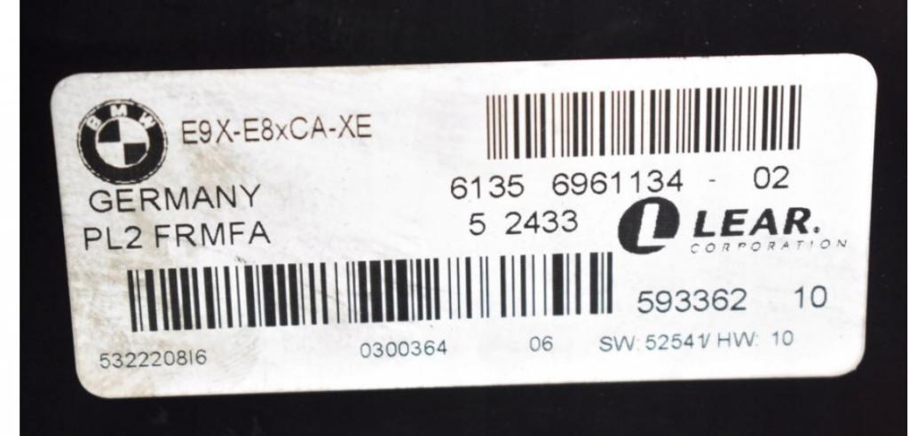 BMW 3 E90 2005-2013 sedan 2.0 diesel MT 120 kW 2006  Modul svetiel 6961134