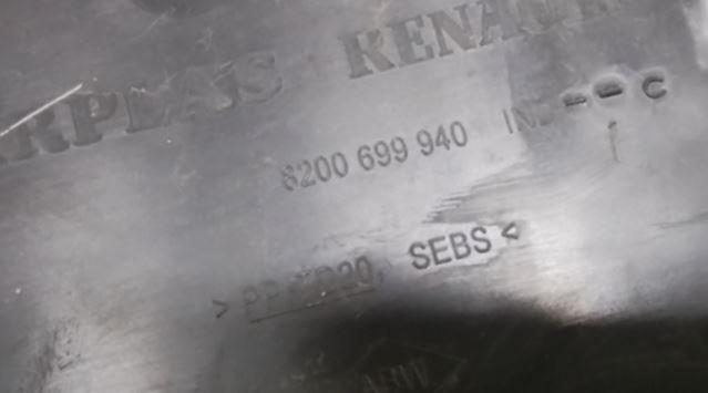 Renault Thalia II 2008-2013 sedan 1.2 16v petrol MT 55 kW 2009  Torpédo (plast pod čelným sklom) 8200699940