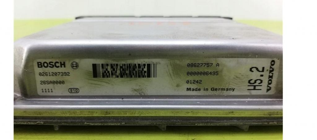 Volvo S80 I 1998-2006 sedan 2.0 T petrol AT 132 kW 2000  Riadiaca jednotka motora 0261207392