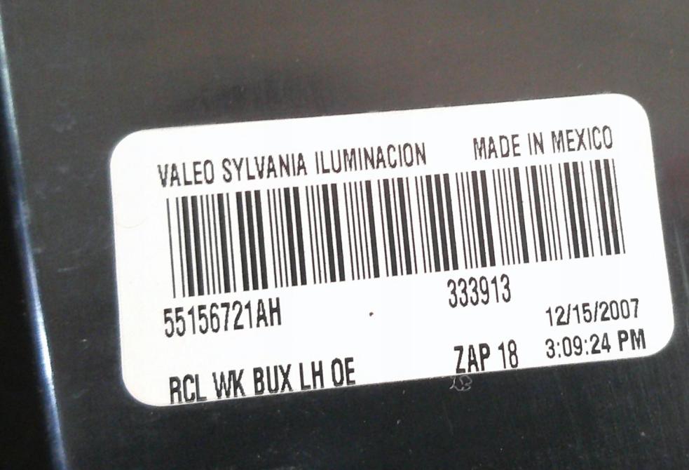 Jeep Grand cherokee WK 2004-2010 suv  2007  Svetlo zadné ľavé 55156721AH