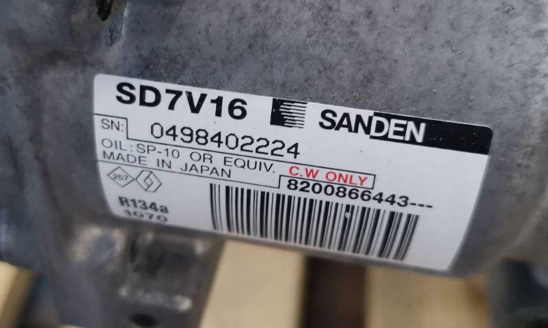 Dacia Sandero I 2008-2012 hatchback 1.6 8v petrol MT 62 kW 2011  Motor benzín K7MA800