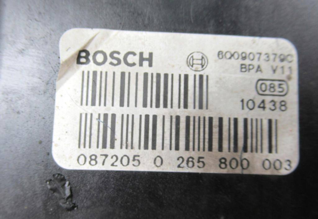 Skoda Fabia I 1999-2007 hatchback 1.4 MPI petrol MT 50 kW Pumpa ABS 0265800003 6Q0614117D 6Q0907379C 0265222006