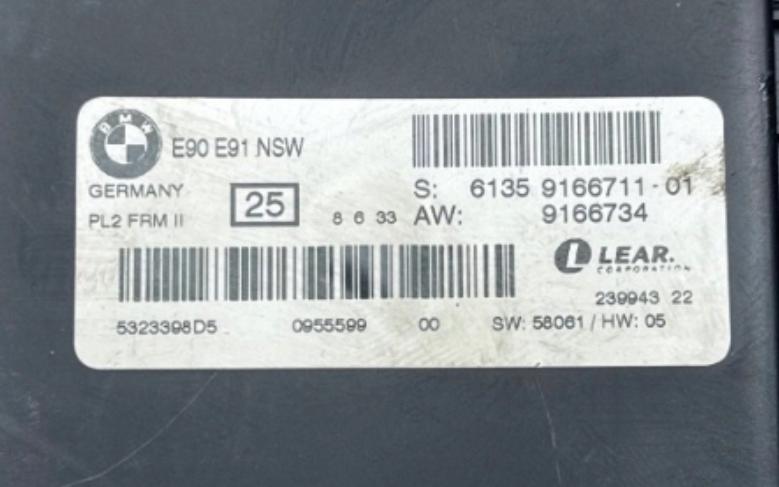 BMW 3 E90 2005-2013 Modul 9166711