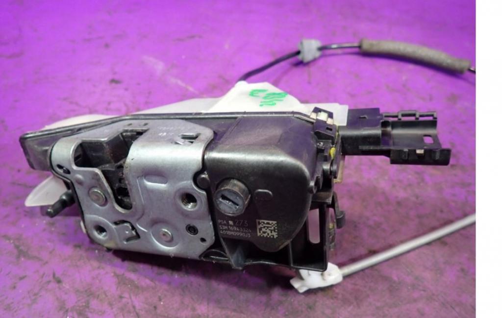 Citroen C-Elysee II 2012- sedan 1.6 16v petrol MT 85 kW 2017  Zámok dverí predný pravý 190273