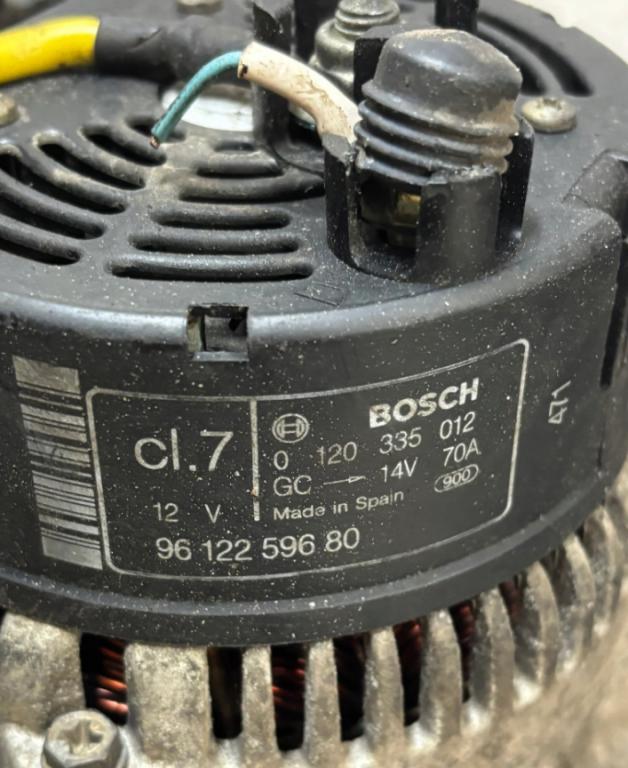 Peugeot 306 1.9 D diesel MT 51 kW   Alternátor 9612259680 0120335012