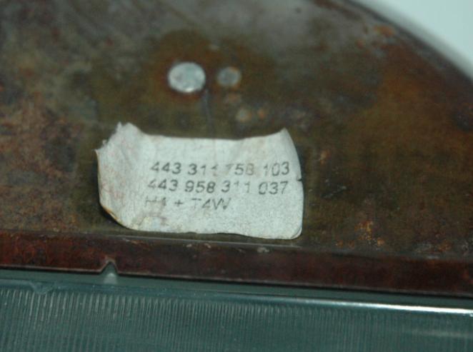 Avia Svetlo predné  2x 443958311037