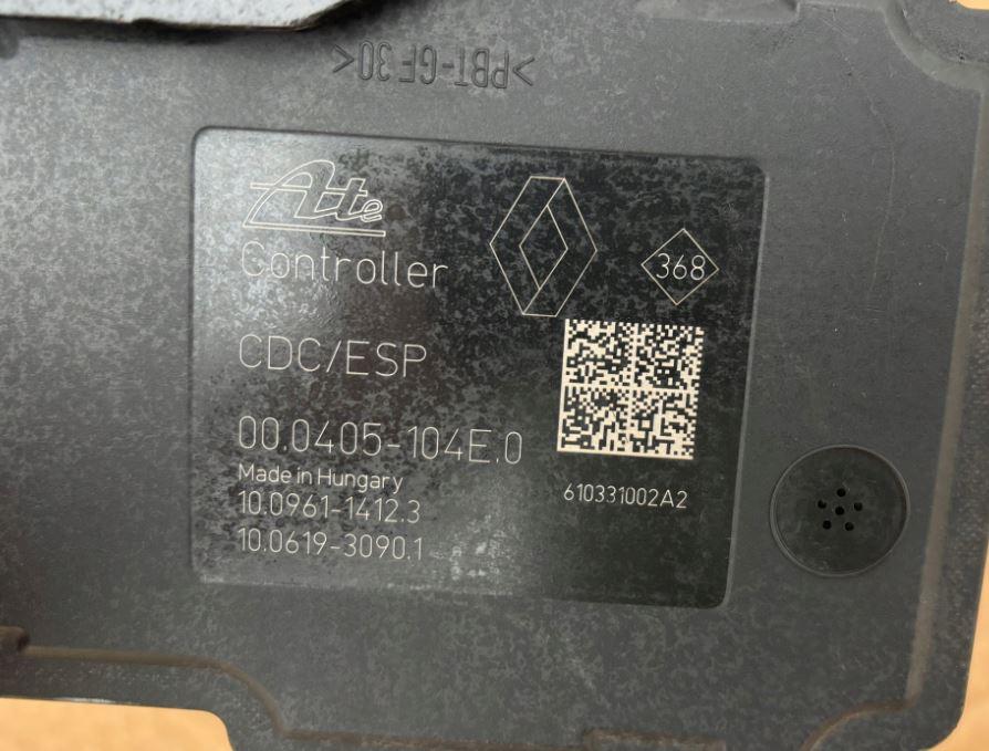 Renault Megane III 2008-2016 hatchback 1.5 DCI diesel MT 78 kW 2010  Pumpa ABS 476606264R