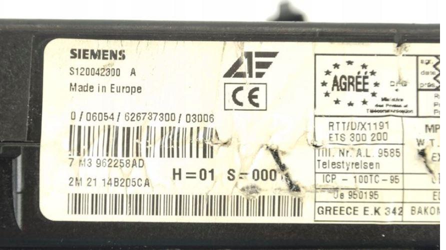 Seat Alhambra I 1996-2010 hatchback 1.9 TDI diesel 85 kW 2002  Poistková skrinka 7M3962258AD