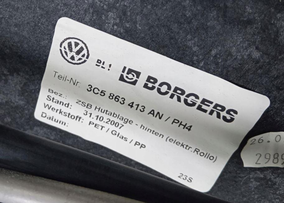 Volkswagen Passat B7 2010-2014 combi 2.0 TDI diesel MT 103 kW 2014  Roleta kufra 3C5861325G