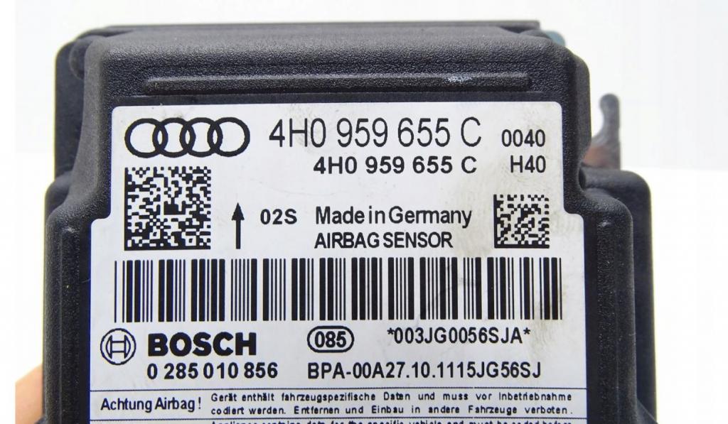 Audi A6 C7 2011-2018 sedan 3.0 TFSI petrol AT 228 kW 2013  Riadiaca jednotka airbagu 4H0959655C