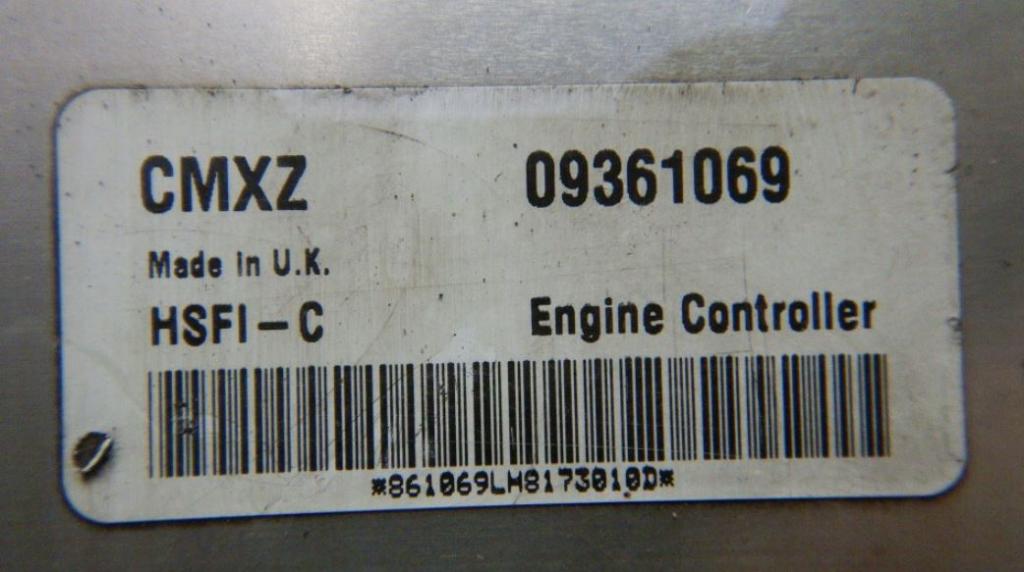 Opel Astra II 1998-2009 sedan 1.4 16v petrol MT 66 kW 1999  Riadiaca jednotka motora 09361069