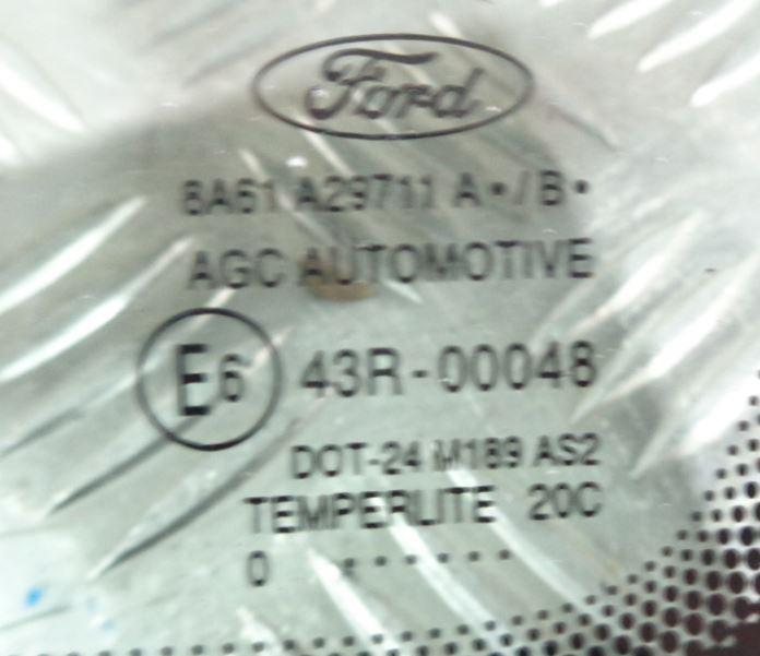 Ford Fiesta Mk7 2008-2017 hatchback 1.6 TDCI diesel MT 70 kW 2012  Sklo predných ľavých dverí 8A61A29711A