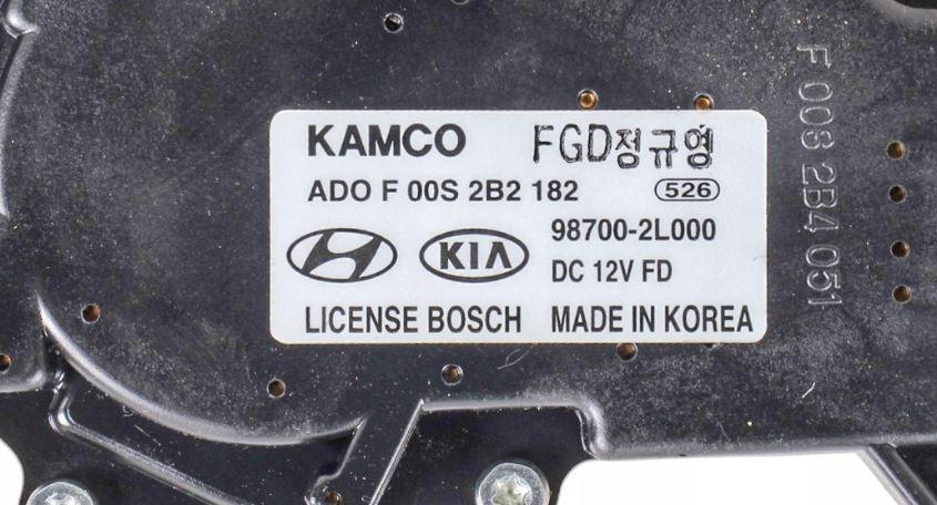 Hyundai I30 I 2007-2012 hatchback 1.6 16v petrol MT 93 kW 2009  Motorček stieračov zadný 98700-2L000