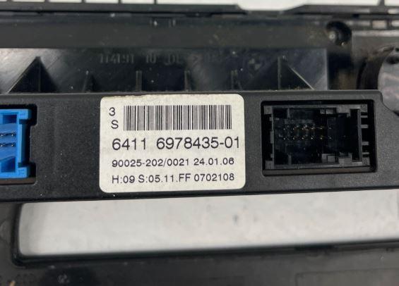 BMW 5 E60 2003-2010 sedan 2.0 D diesel MT 110 kW 2006  Panel kúrenia/klimatizácie 6978435 900252020021