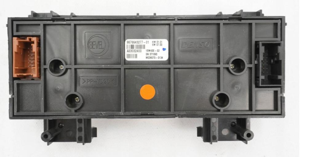 Citroen Berlingo II 2008-2018 hatchback 1.6 HDI diesel MT 68 kW 2015  Panel kúrenia/klimatizácie 9676643277