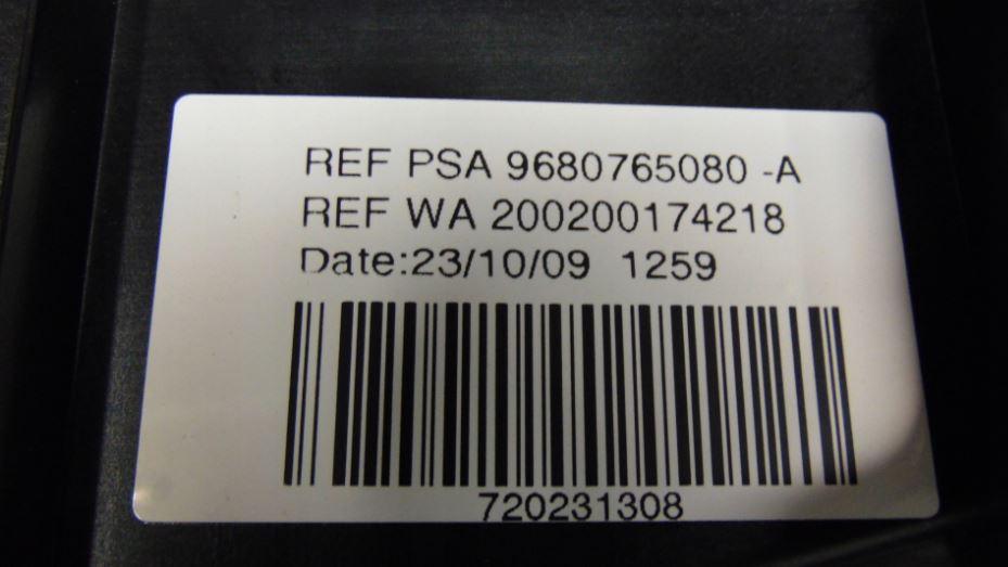 Peugeot 308 I 2007-2013 combi 1.6 16v petrol MT 88 kW 2009  Strecha 0390200075 9680765080