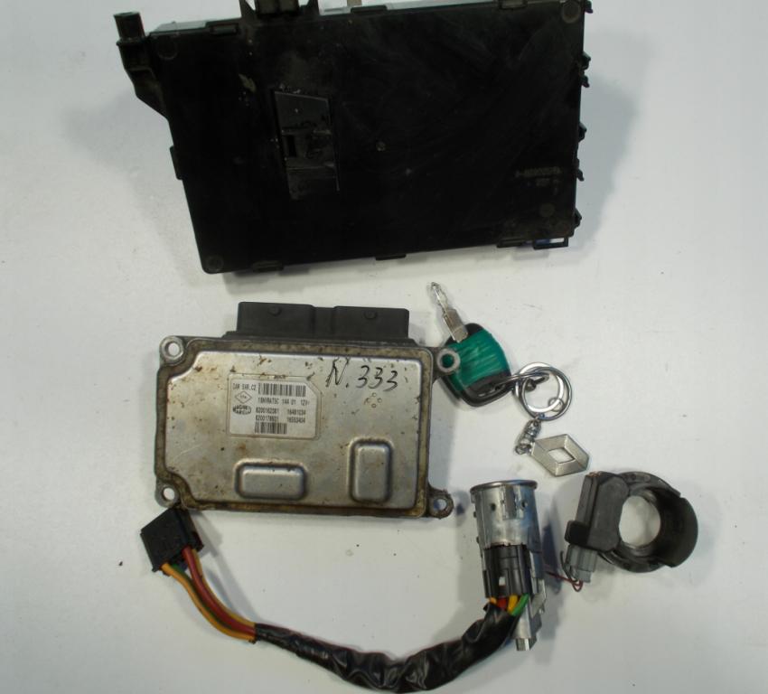 Renault Clio II 1998-2012 hatchback 1.2 16v petrol MT 55 kW Riadiaca jednotka motora (štartovací komplet) IAW5NR.C2 8200162381 8200178931