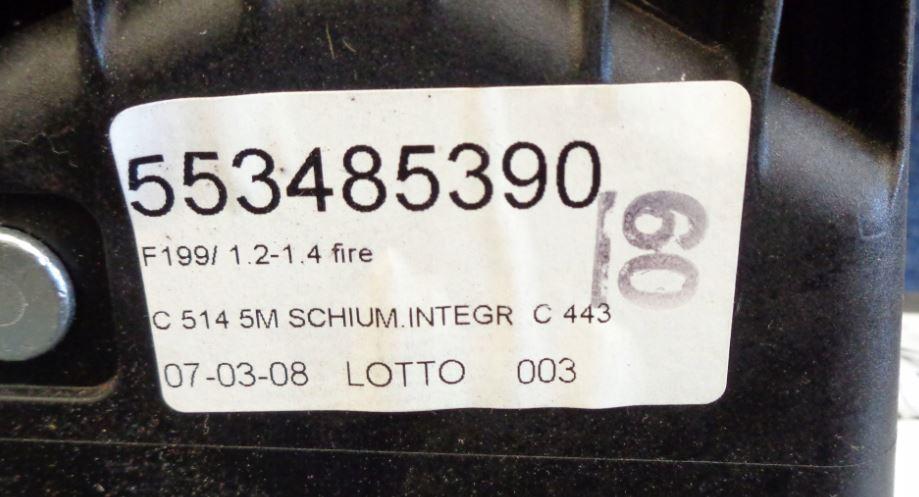 Fiat Punto Grande hatchback 1.4 petrol MT 57 kW 2006  Rýchlostná páka (kulisa) 553485390