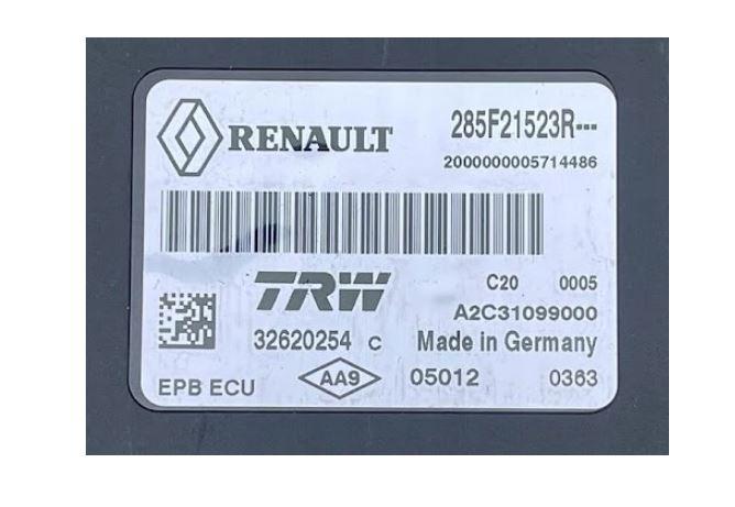 Renault Scenic III 2009-2016 hatchback 1.6 DCI diesel MT 96 kW 2012  Modul ručnej (parkovacej) brzdy 285F21523R