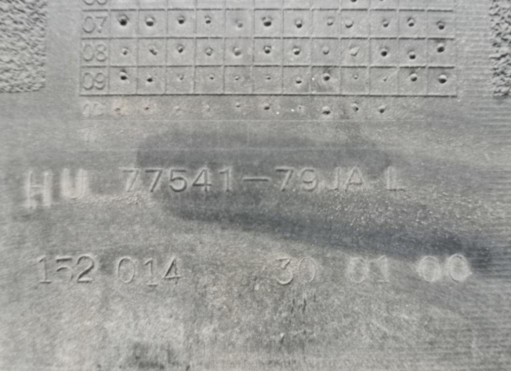 Fiat Sedici 2006 - 2014 Lišta dverí vonkajšia zadna ľavá 77541-79JA