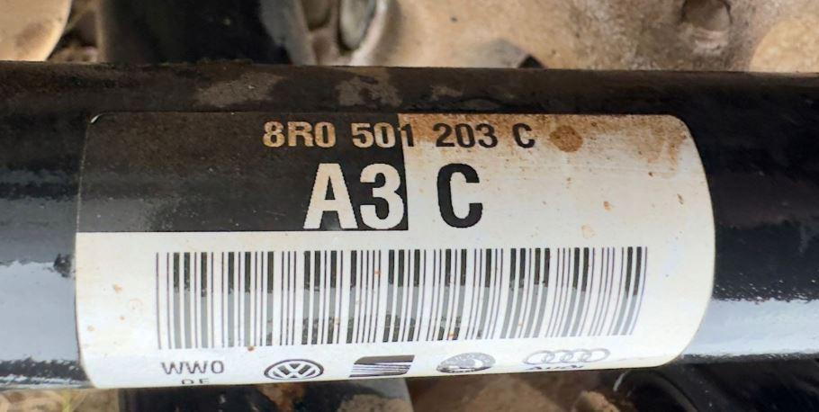 Audi A6 C7 2011-2018 sedan 3.0 TFSI petrol AT 228 kW 2013  Výstuha zadná