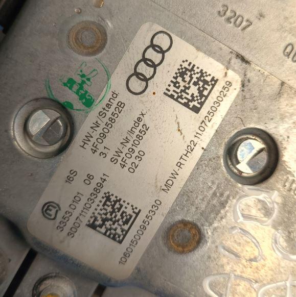 Audi Q7 2005-2015 hatchback 4.2 TDI diesel AT 240 kW 2008  Blokáda (zámok) volantu 4F0905852B