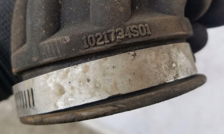 Nissan Qashqai I J10 2006-2013 hatchback 2.0 16v petrol MT 104 kW 2009  Hadica chladenia vzduchu 1021734S01 ; 1022251S01