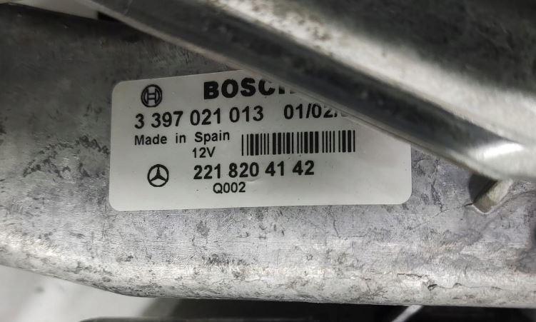 Mercedes S W221 2005-2013 sedan 3.0 CDI diesel AT 173 kW 2007  Mechanizmus stieračov predný 3397021013