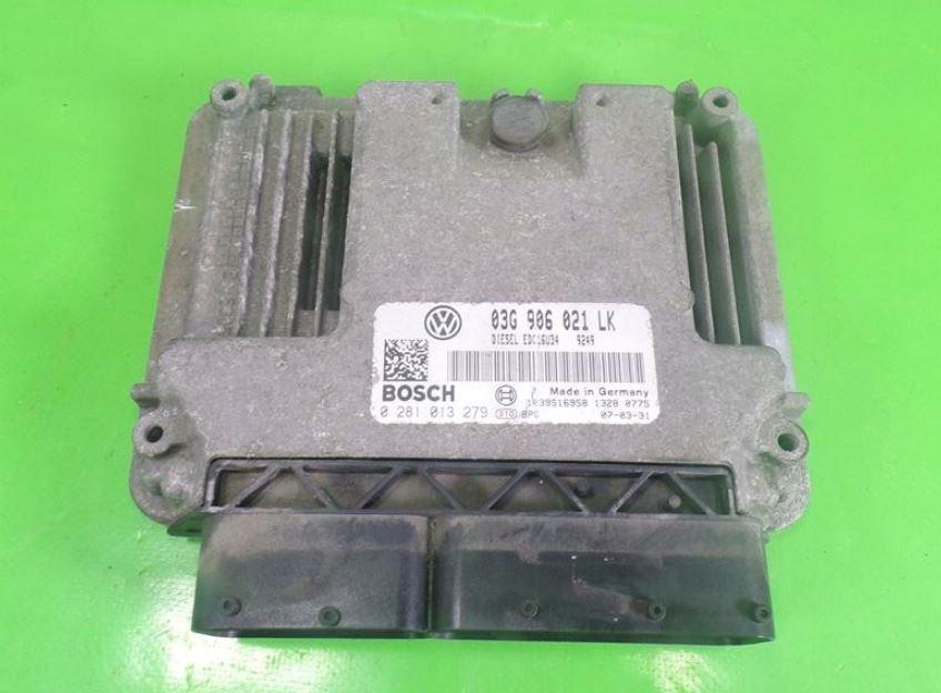 Seat Leon II 2005-2012 hatchback 1.9 TDI diesel MT 77 kW 2008  Riadiaca jednotka motora 03G906021LK