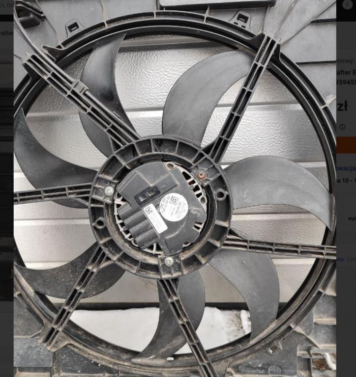 MAN TGE 2016-   Ventilátor chladiča klimatizácie 2N0959455A 2N0121205J C57335103