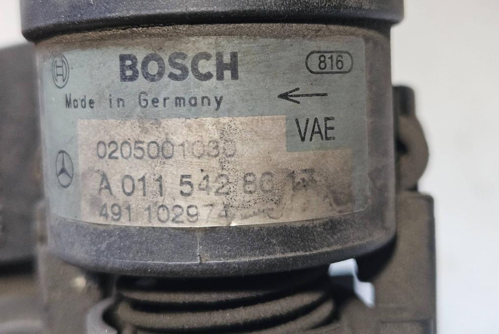 Volkswagen LT II 1996-2006 2.5 TDI diesel 80 kW 2000  Potenciometer plynového pedálu A0115428617