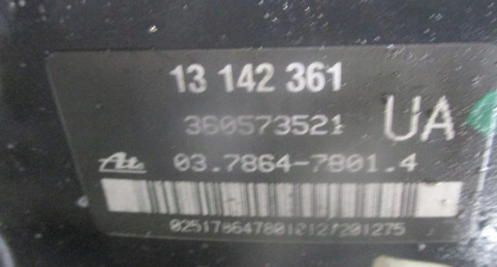Opel Zafira B 2005-2014 hatchback 1.9 CDTI diesel MT 88 kW 2005 Posilňovač bŕzd 13142361