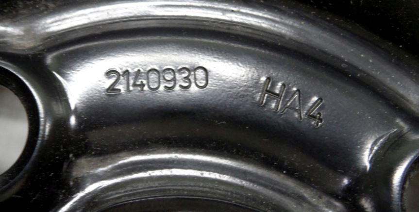 Skoda Citigo 2011-2019 NF1 hatchback 2.0 TDI diesel MT 103 kW 2010  Dojazdové koleso 165/70/14 81T 4x100 ET35