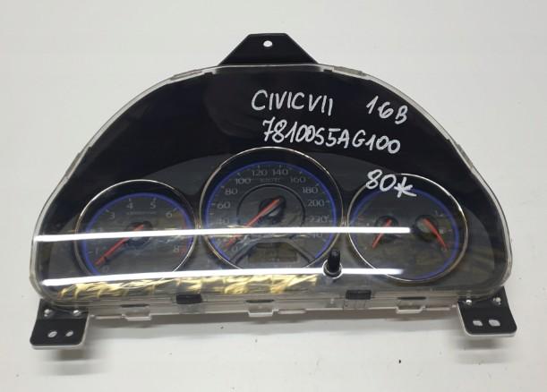 Honda Civic VII 2000-2006 hatchback 1.6 16v petrol MT 81 kW 2001  Prístrojová doska 78100S5AG100