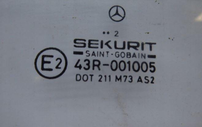 Mercedes Mb100 hatchback 2.4 D diesel MT 50 kW 1993  Sklo predných ľavých dverí