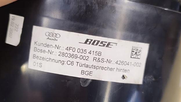 Audi Q7 2005-2015 hatchback 4.2 TDI diesel AT 240 kW 2008  Reproduktor 4F0035415B