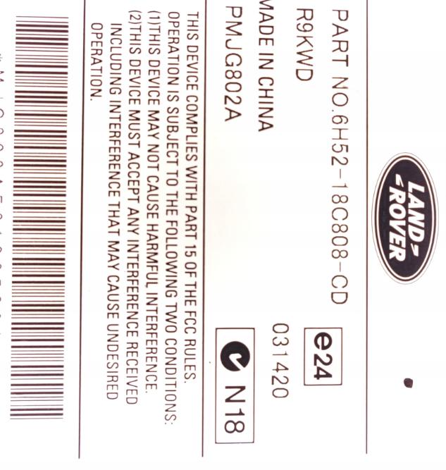 Jaguar XF I X250 2007-2015 sedan Zosilňovač 6H52-18C808-CD