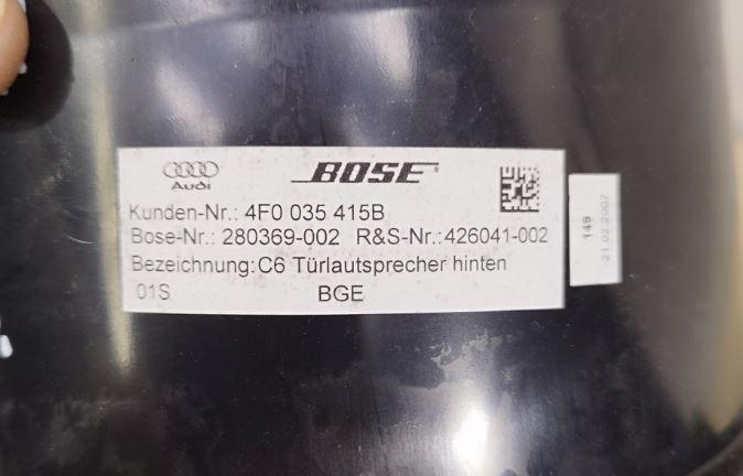 Audi Q7 2005-2015 hatchback 4.2 TDI diesel AT 240 kW 2008  Reproduktor 4F0035415B