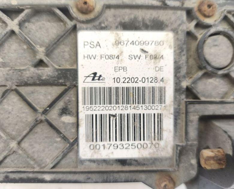 Citroen C5 II 2008-2017 combi 1.6 HDI diesel AT 84 kW 2012  Ručná brzda elektrická 9674099780
