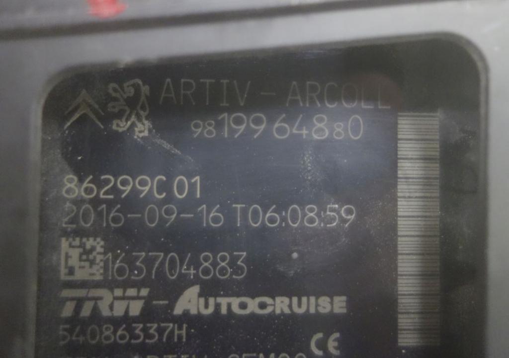 Peugeot 308 II 2013-2021 hatchback 1.6 THP petrol 5F02 MT 92 kW 2013  Radar 9819964880 DISTRONIC