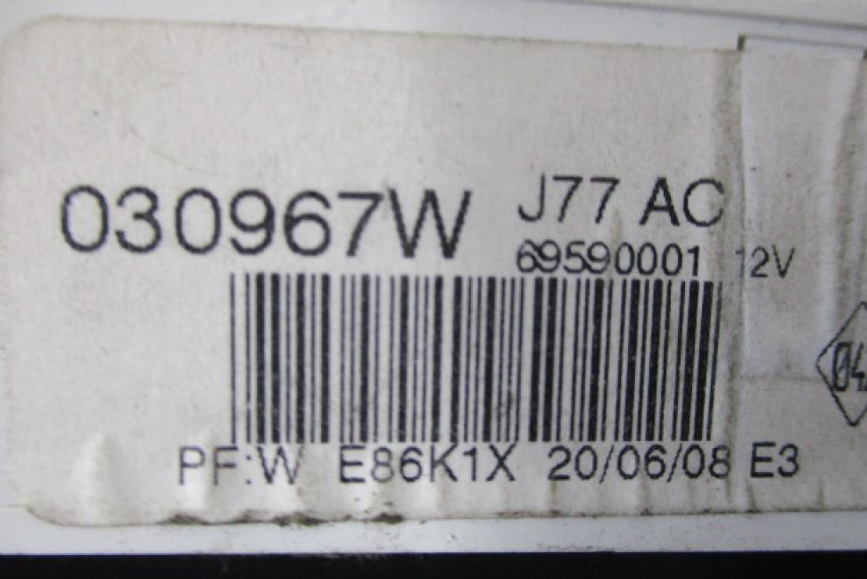 Renault Clio III 2005-2012 hatchback 1.2 16v petrol MT 55 kW 2008  Panel kúrenia/klimatizácie 69597003